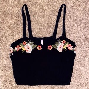 Floral crop top